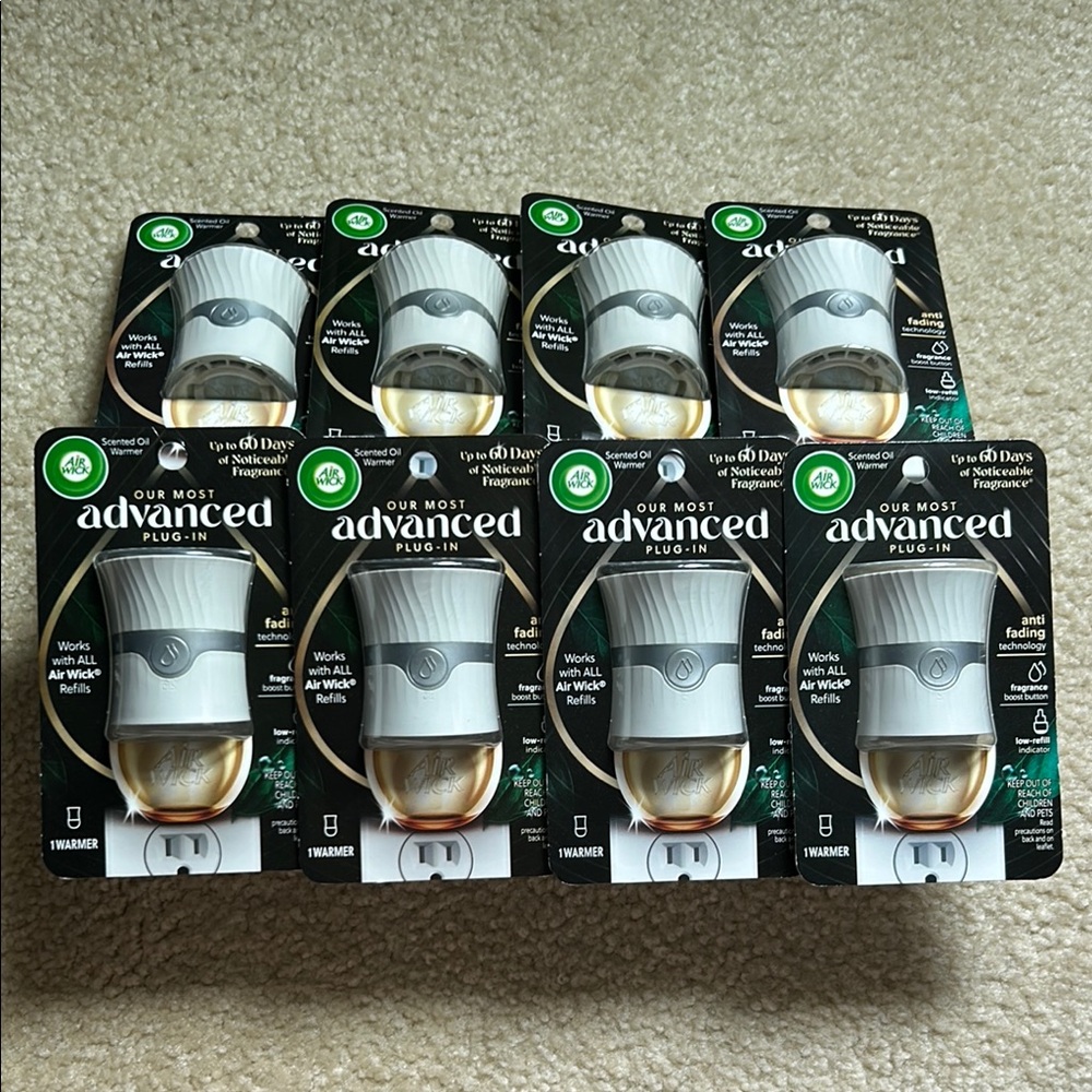 Air Wick Advanced Plug-In Air Fresheners Lot of 8